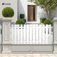 Barrière de sécurité verticale moderne en alliage d'aluminium blanc de haute qualité pour escalier, balcon, école, parc - Installation DIY, résistante à la rouille