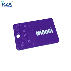 Customized Printing Plastic Key Tag Small Shaped PVC card