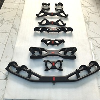 VIGFIT Barra de Poleas de Alta Calidad para Gimnasio y Ejercicio, con Agarres Magnéticos, Barra Multifuncional, Set de 8 Piezas