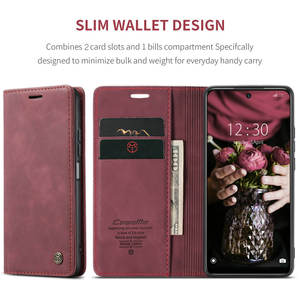 CaseMe กระเป๋าสตางค์สำหรับ VIVO <span class=keywords><strong>T1</strong></span> Y75 Y55 5G บัตรเครดิต Magnetic Flip ฝาครอบหนังสำหรับ VIVO <span class=keywords><strong>T1</strong></span> 5G/Y75 5G /Y5 - Product Image 5