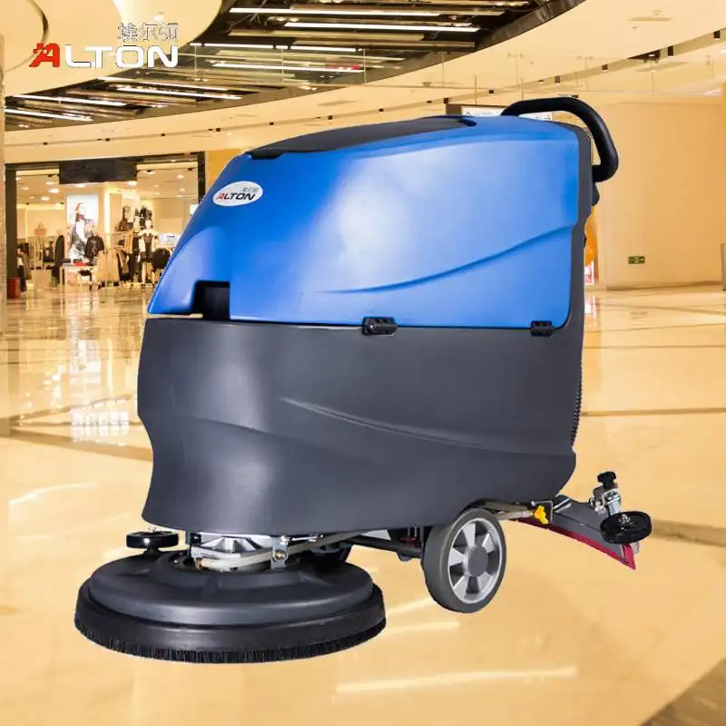 Equipo de limpieza de suelo para centro comercial, máquina depuradora de suelo duro para hoteles