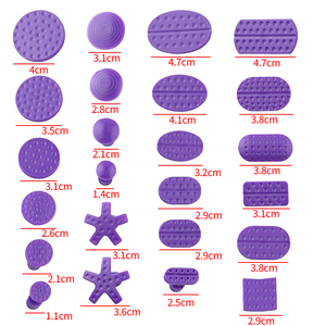 Lot de 24 languettes de colle PDR violettes pour la <span class=keywords><strong>réparation</strong></span> des bosses, outils professionnels de débosselage sans peinture pour la <span class=keywords><strong>réparation</strong></span> des dommages de grêle - Product Image 3