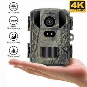 Caméra de chasse 4K 50MP avec vision nocturne, capteur infrarouge pour la surveillance de la faune, utilisation en extérieur, étanche IP65 - Product Image 4