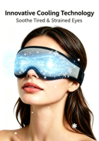 Masseur de soins de beauté des yeux avec pression d'air 3D et soulagement de la fatigue Masseur électronique sans fil pour les yeux avec musique et soulagement de l'air 3D
