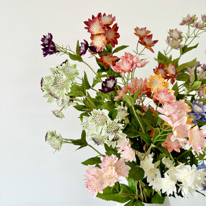 <span class=keywords><strong>Fausse</strong></span> <span class=keywords><strong>orchidée</strong></span> décorative d'événements suspendus fleurs bleues en soie artificielle centres de table - Product Image 5