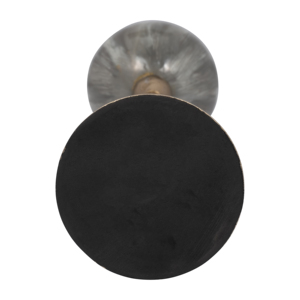 Grand porte-bougie décoratif en verre et métal pour bougies chauffe-plat et pilier, idéal pour centre de table - Product Image 5