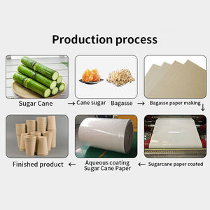 Sinh thái thân thiện phụ thuộc Trung Quốc Nhà cung cấp mía bột giấy mô dùng một lần Cốc giấy Jumbo Kraft tùy chỉnh gói giấy cuộn nguyên - Product Image 2