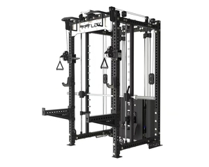 Çok fonksiyonlu demir ev spor makinesi Smith Lat çekme düşük sıra Fitness ekipmanları Squat çerçevesi kablolar kol göğüs egzersiz 170lbs ağırlık - Product Image 2