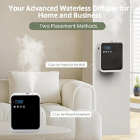 Diffuseur d'aromathérapie intelligent à vente chaude, mural, distributeur de parfum OEM, commande par application, langue française, utilisation domestique, hôtel, 240 ml