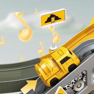 ITTL drôle BO ingénierie <span class=keywords><strong>garage</strong></span> alliage enfants petite fente de stationnement électrique voiture piste ensemble <span class=keywords><strong>jouets</strong></span> avec <span class=keywords><strong>voitures</strong></span> - Product Image 2