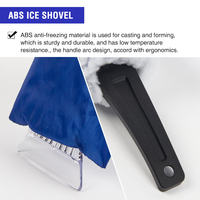 Brosse et grattoir à glace 2-en-1 imperméables pour un dégivrage rapide du pare-brise – Nouvel outil d'entretien automobile