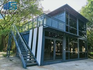 Rumah Kontainer Baja Bongkar Pasang 2 Kamar Tidur Boxspace, Portabel Modular Prefabrikasi dengan Desain DIY - Product Image 5