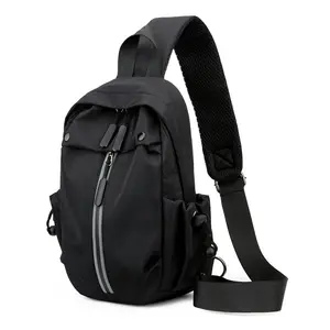 Hot Sale Wholesale Cheap light Sling Bag Custom Logo Fashion Chest Crossbody Body messenger Bag Travel Chest pack suppliers