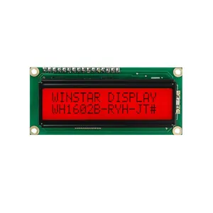 1602 karakter Lcd modül ekran kırmızı/sarı yeşil renk 2.5 inç stn lcd sıcaklık
