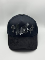 Gorra de Béisbol Deportiva Vintage de Cinco Paneles con Bordado a Mano y Estampado en Relieve, Transpirable e Impermeable, Diseño Unisex