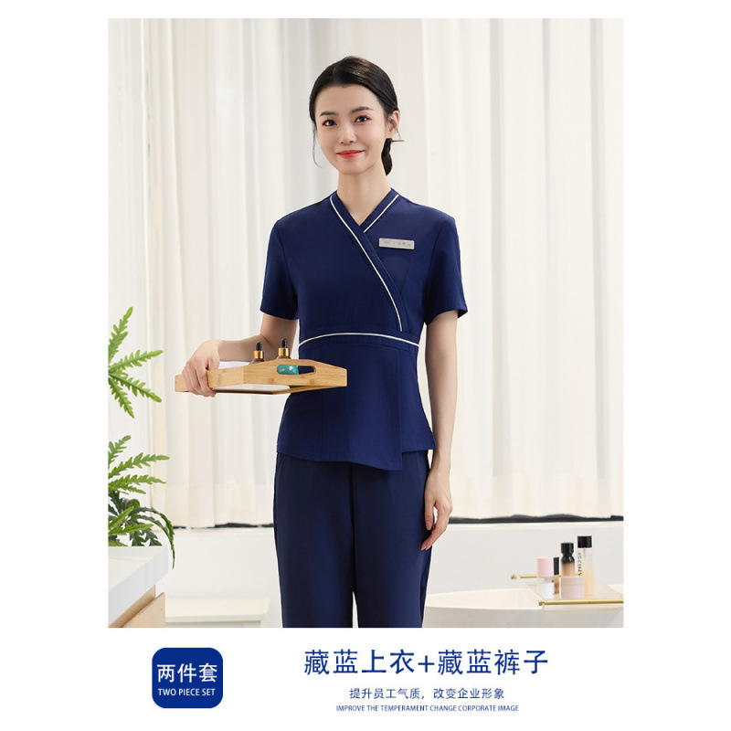 Navy blue top and navy blue pants