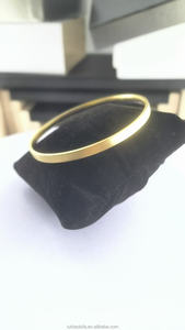AU750 18K <strong>Solid</strong> <strong>Gold</strong> Certified Luxury <strong>Bangle</strong> with Bezel Set Diamond Custom Engraving Service Unisex Wedding Anniversary Jewelry - Product Image 3