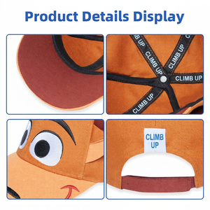 Gorra Infantil Personalizada al por Mayor, Gorra de Protección Solar con Forma de Animal, Divertida Gorra de Béisbol de Dibujos Animados para Niños Activos - Product Image 2