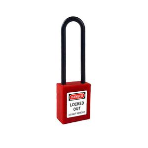 76mm Nylon Shackle Multi-Color Industrial Safety <strong>Padlock</strong> - Non-Conductive Insulated Lockout Tagout Lock (Key-Operated) - Product Image 5