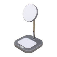 Station de charge rapide 15W Chargeur sans fil magnétique QI Support pour téléphone 12/13/14/15/16/17 pour montre écouteurs