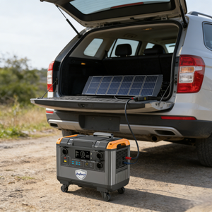 Générateur solaire portable 3000W 2688Wh pour aventures en plein air, camping, randonnée, van life, T30, batterie haute capacité 2688 - Product Image 2