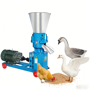 Máquina <span class=keywords><strong>de</strong></span> Fabricación <span class=keywords><strong>de</strong></span> Pellets para Aves <span class=keywords><strong>de</strong></span> Corral, Gatos, Cabras, Pollos, Cerdos, Peces, Ganado, Máquina <span class=keywords><strong>de</strong></span> Procesamiento <span class=keywords><strong>de</strong></span> Alimentos para Animales - Product Image 1
