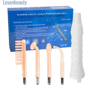 Masseur facial haute fréquence portable, favorise la circulation sanguine, baguette faciale haute fréquence - Product Image 2
