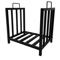 Abri de jardin portable de style européen robuste, alternative au hangar à bois, avec quincaillerie et boulons antirouille, support à bois de chauffage de qualité professionnelle pour restaurant