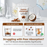 Gélules de cannelle de Ceylan à marque privée OEM, extrait naturel d'herbes, capsules molles, emballage personnalisé, vente en gros en vrac