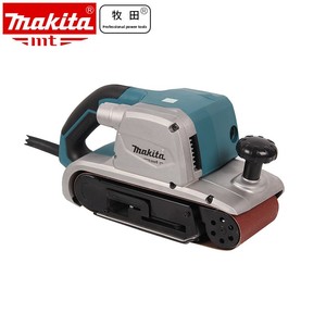 <span class=keywords><strong>Ponceuse</strong></span> à bande électrique <span class=keywords><strong>Makita</strong></span> M9400B, qualité industrielle, portable, légère, 940W, diamètre du disque 100mm, machine à poncer - Product Image 5