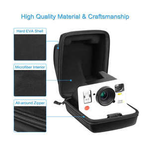 Étui de transport portable OneStep 2 <span class=keywords><strong>VF</strong></span> pour appareil photo instantané, modèle 0114, en PU+EVA+velours, étanche, antichoc, avec fermeture éclair, étui parfait - Product Image 2