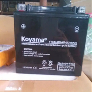 <span class=keywords><strong>Batterie</strong></span> de <span class=keywords><strong>moto</strong></span> Koyama <span class=keywords><strong>12V</strong></span> <span class=keywords><strong>12ah</strong></span> VRLA AGM sans entretien pour scooter <span class=keywords><strong>Ytx14</strong></span>-<span class=keywords><strong>BS</strong></span> - Product Image 5