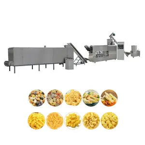 Easy Operation High Productivity Macaroni Pasta Makig Machine Pasta Extruder Macaroni Facility Equipment