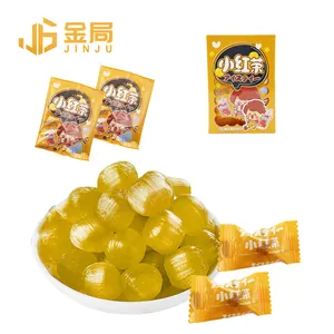 新しい味のお菓子赤茶ソリッドキャンディー新着卸売良いおいしいお菓子ティーフレーバーハラールハードキャンディー