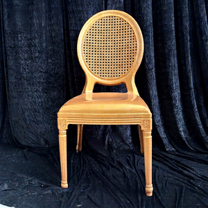 SMOOTH Wholesale Restaurant Furniture <b>Chair</b> Napoleon Round Back Golden Frame Banquet Dining <b>Chairs</b> For Event - Product Image 1