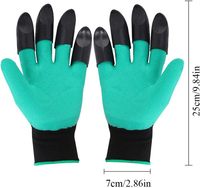 Gants de jardinage haut de gamme en gros avec griffes, imperméables, respirants, anti-piqûres pour la taille des roses et l'entretien des parterres de fleurs