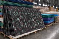 Feuille de Celluloïd en Gros à Texture Coquillage Vert Rose Irisé Motif Nacre pour Matière Première Artisanale de Montures de Lunettes