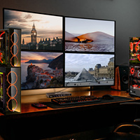 TESmart AV Matrix HDMI Video Switcher Yayın Canlı Akışı için Destekliyor PAP Modu 4K 30HZ 4x4 Uzaktan Kumandalı Anahtarlar