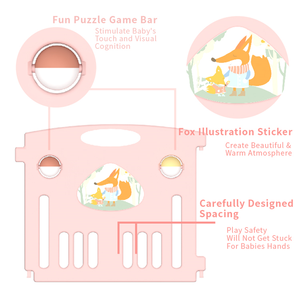 Imbaby — parc pour bébé, panneau 14 panneaux, Center d'activité pour enfants, poupée, cour de jeux, sécurité facile à acheter, clôture de <span class=keywords><strong>jeu</strong></span> intérieure et extérieure - Product Image 6