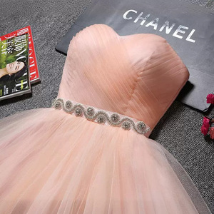 Sweetheart Neckline Tulle A-Line Mini Dress Empire Waist Candy Color Party Club Dress - Product Image 2