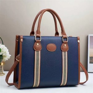 Borse a Mano in Pelle PU Marrone Grande, Colorate e Alla Moda, Fatte a Mano con Logo Personalizzato per Donne e Signore - Product Image 4