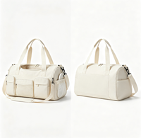 Sac de sport unisexe, sac de voyage de fitness, sac de sport de grande capacité avec poche imperméable et compartiment pour chaussures