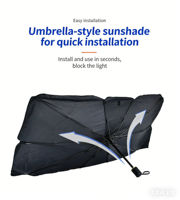 Parasol de voiture promotionnel pliable pour pare-brise, protection solaire automobile, accessoires pare-soleil