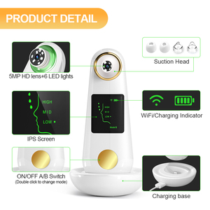 Prix de liquidation : Aspirateur facial visuel avec caméra, extracteur d'acné, nettoyeur de pores, aspirateur visible pour points noirs - Product Image 6