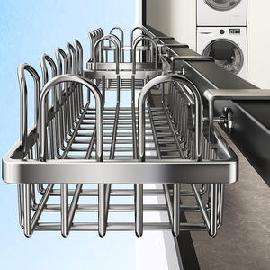 Séchoir à chaussures rectangulaire pour balcon, type crochet, design coulissant pour rebord de fenêtre, utilisation extérieure, panier de rangement - Product Image 2