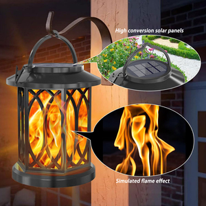 Lampes murales de jardin électriques décoratives et projecteurs LED solaires pour la conception de paysages de jardin - Product Image 5