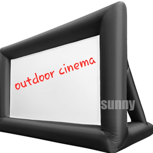 Pantalla <span class=keywords><strong>de</strong></span> Cine Inflable Grande para Exteriores, Pantalla <span class=keywords><strong>de</strong></span> TV Inflable, Pantalla <span class=keywords><strong>de</strong></span> Proyección Inflable, Portátil, para Alquiler - Product Image 1