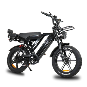 Bicicletta <span class=keywords><strong>Elettrica</strong></span> a Due Posti con Pneumatici Fat da 20 Pollici, <span class=keywords><strong>Bici</strong></span> <span class=keywords><strong>Cargo</strong></span> Ibrida da 250W, Design E-Bike Fuoristrada VOMO X50 - Product Image 4