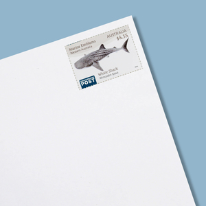 <span class=keywords><strong>Timbre</strong></span> Requin-baleine d'Australie 4,55 $ <span class=keywords><strong>Poste</strong></span> International Emblèmes Marins Papier Classique de <span class=keywords><strong>Collection</strong></span> - Product Image 6