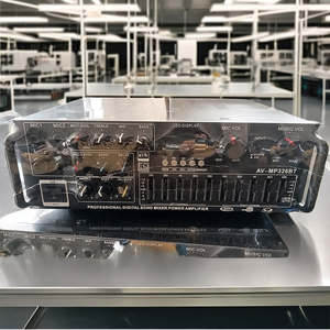 Amply <span class=keywords><strong>mini</strong></span> 2 kênh AV-326BT, kiểu dáng nhỏ gọn, 220V/110V, công suất 800W, kết nối không dây Bluetooth, chất lượng âm thanh sân khấu, dùng cho ô tô và gia đình - Product Image 3